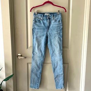 Madewell High Rise Skinny Jeans